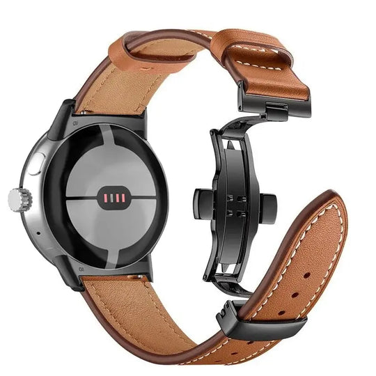 Genuine Leather Google Pixel Watch Band - Stylish & Durable