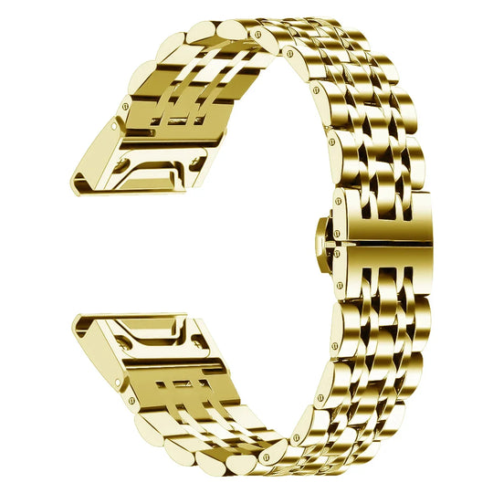 Garmin Stainless Steel Strap - Premium Metal Wristband