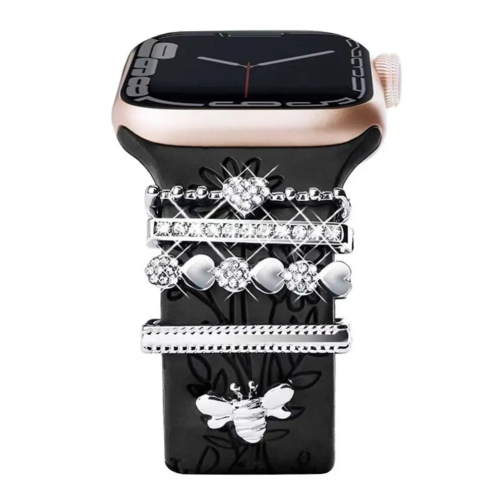 Decorative Metal Charms For Apple Watch Bands