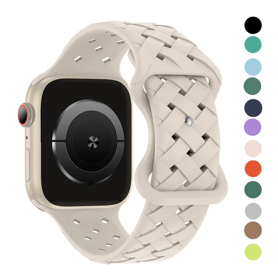 Apple Watch Silicone Strap - Sporty, Breathable, Durable