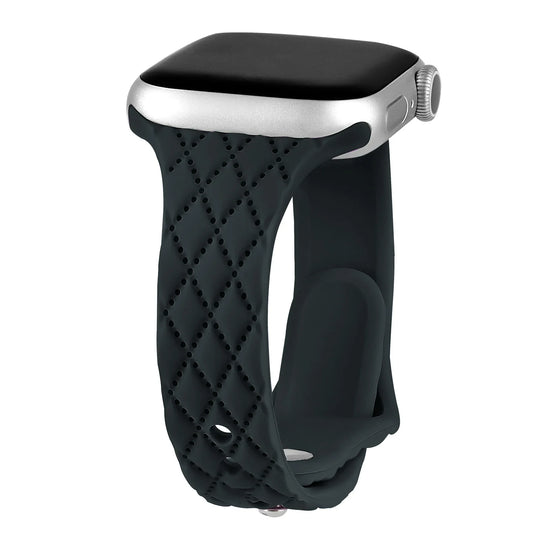 Apple Watch Silicone Strap - Slim Engraved Comfort Fit