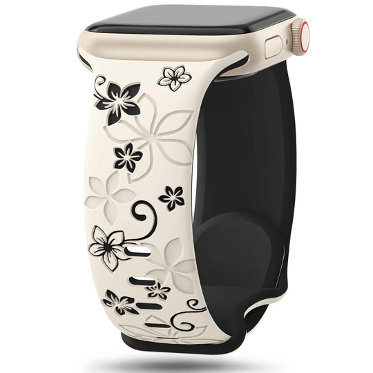 Apple Watch Silicone Strap - Floral Designs