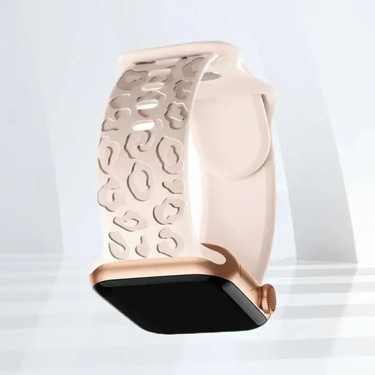 Apple Watch Silicone Strap - Stylish, Engraved Design