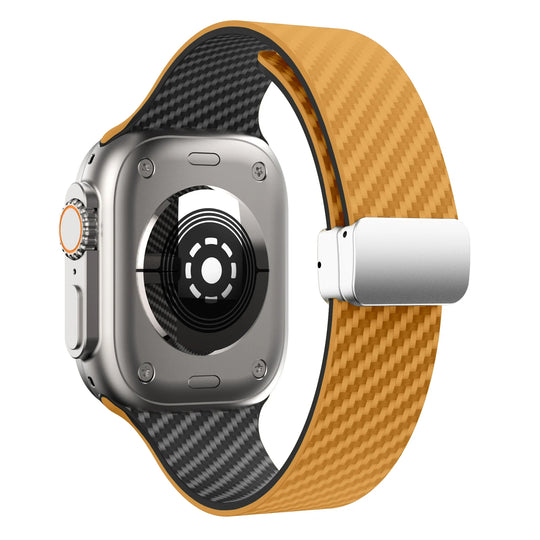 Apple Watch Silicone Strap - Magnetic Buckle, Durable Design