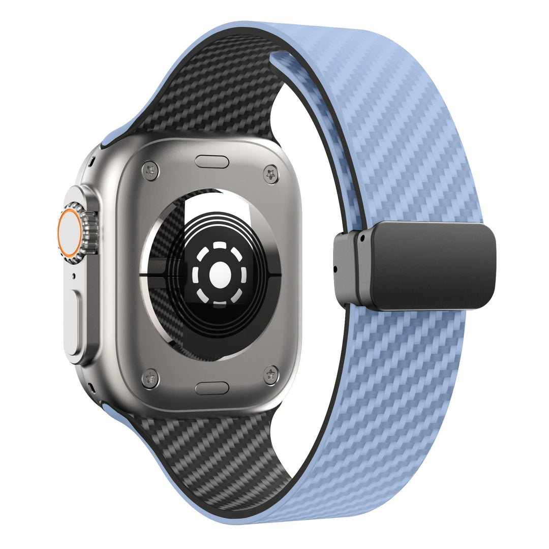 Apple Watch Silicone Strap - Magnetic Buckle, Durable Design