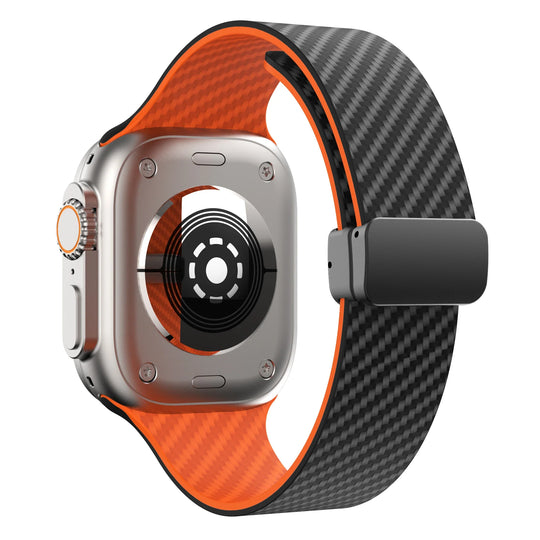 Apple Watch Silicone Strap - Magnetic Buckle, Durable Design