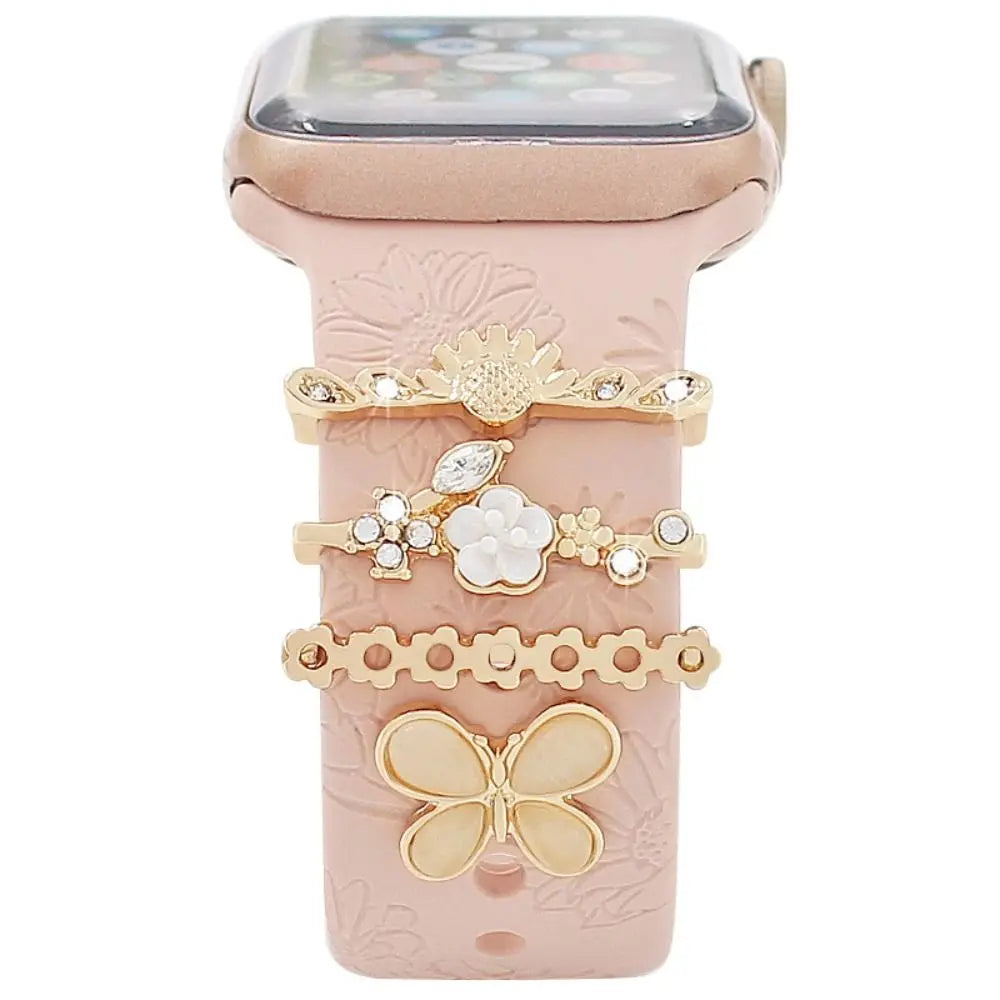Decorative Metal Charms For Apple Watch Bands