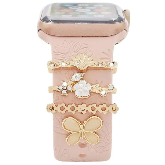 Decorative Metal Charms For Apple Watch Bands