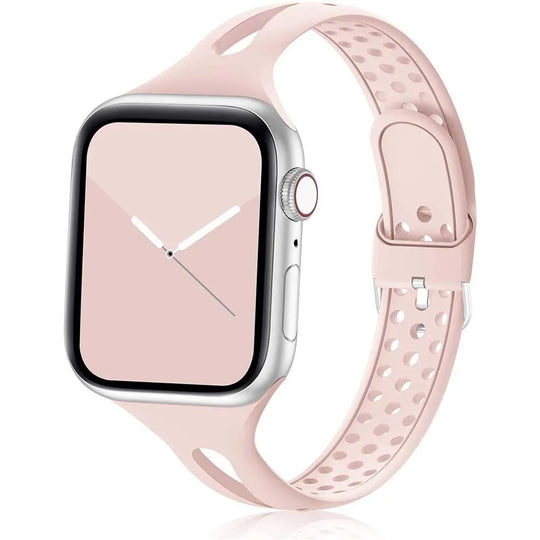 Apple Watch Silicone Strap - Soft Flexible Breathable Band