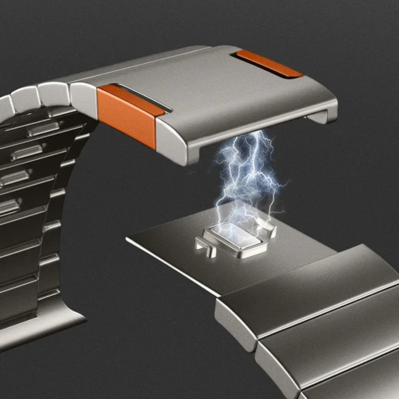 Apple Watch Stainless Steel Band - Magnetic Buckle Strap