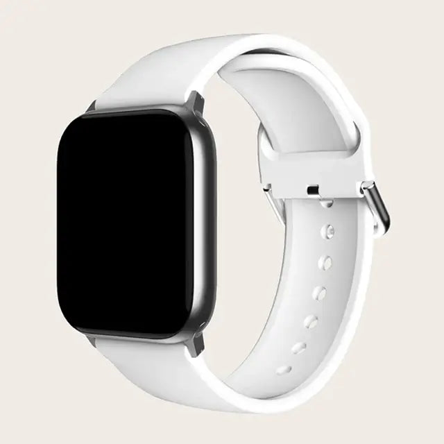 Apple Watch Silicone Strap - Colorful Floral Pattern Band