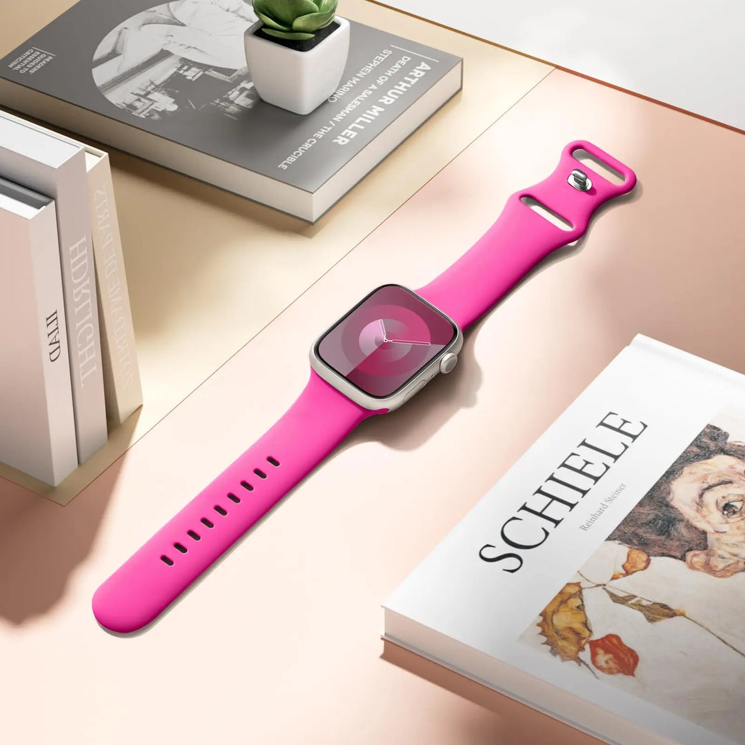 Apple Watch Silicone Strap - Soft Flexible Waterproof Band