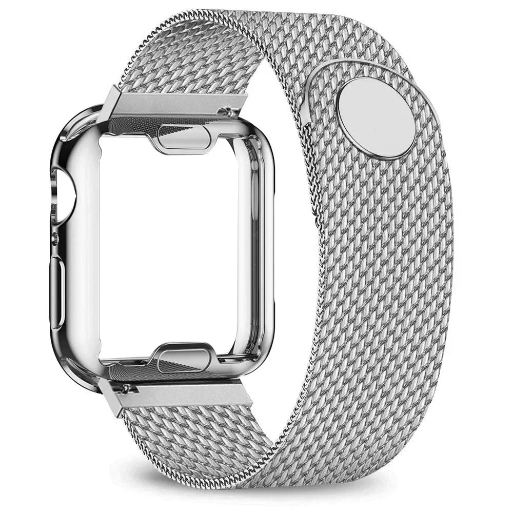 Apple Watch Stainless Steel Strap - Premium Milanese Band
