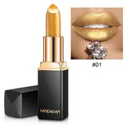 Color-Changing Metallic Pearlescent Gilded Lipstick