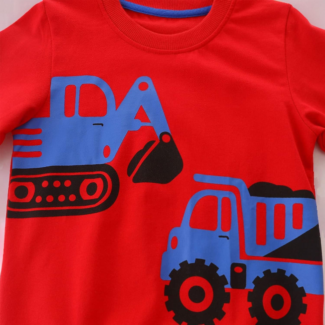 Toddler Boy'S Kids Crewneck Pullover Sweatshirts 2-7Year