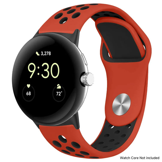 For Google Pixel 1-4 41/45mm Silicone Band - Breathable