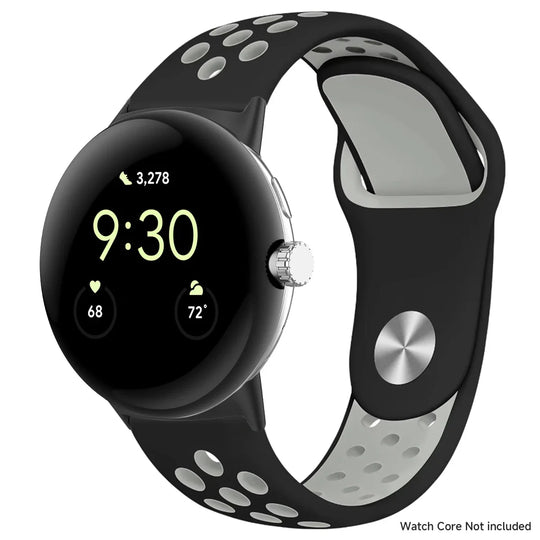 For Google Pixel 1-4 41/45mm Silicone Band - Breathable