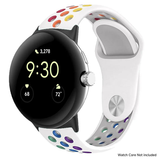 For Google Pixel 1-4 41/45mm Silicone Band - Breathable