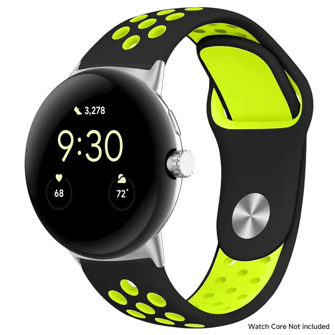 For Google Pixel 1-4 41/45mm Silicone Band - Breathable