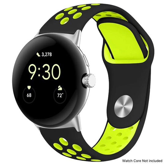 For Google Pixel 1-4 41/45mm Silicone Band - Breathable