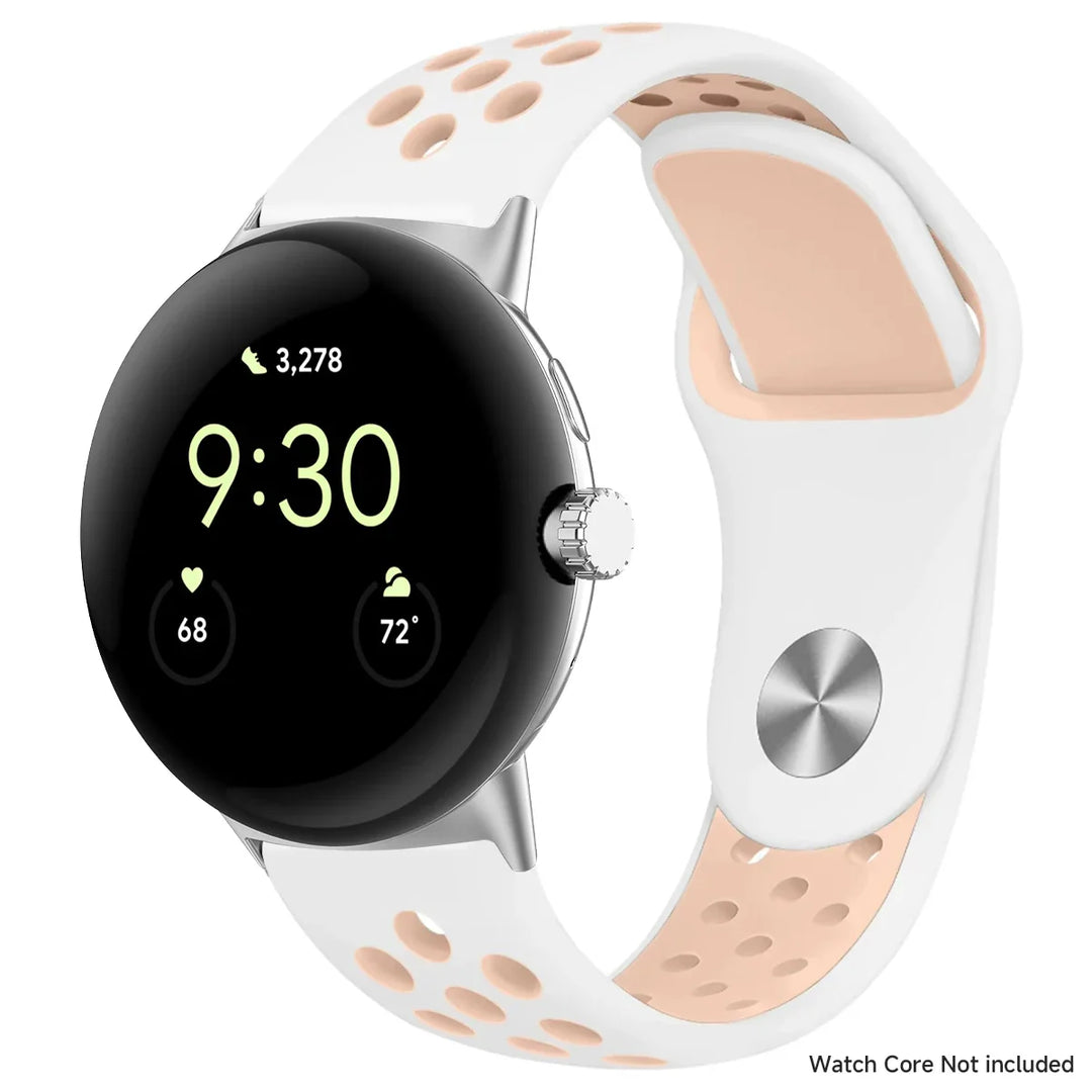 For Google Pixel 1-4 41/45mm Silicone Band - Breathable