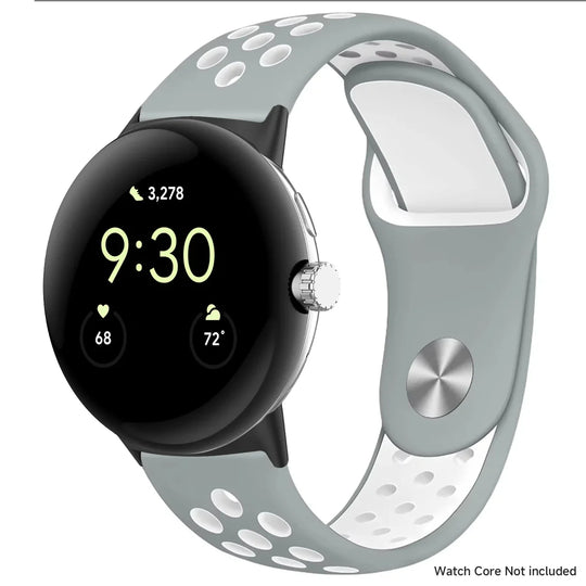 For Google Pixel 1-4 41/45mm Silicone Band - Breathable