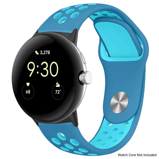 For Google Pixel 1-4 41/45mm Silicone Band - Breathable