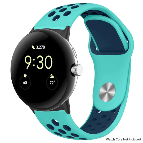 For Google Pixel 1-4 41/45mm Silicone Band - Breathable