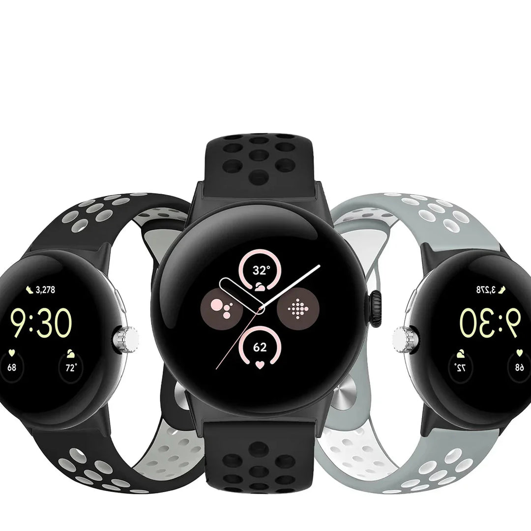 For Google Pixel 1-4 41/45mm Silicone Band - Breathable