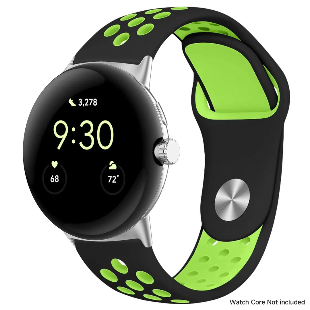 For Google Pixel 1-4 41/45mm Silicone Band - Breathable