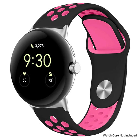 For Google Pixel 1-4 41/45mm Silicone Band - Breathable