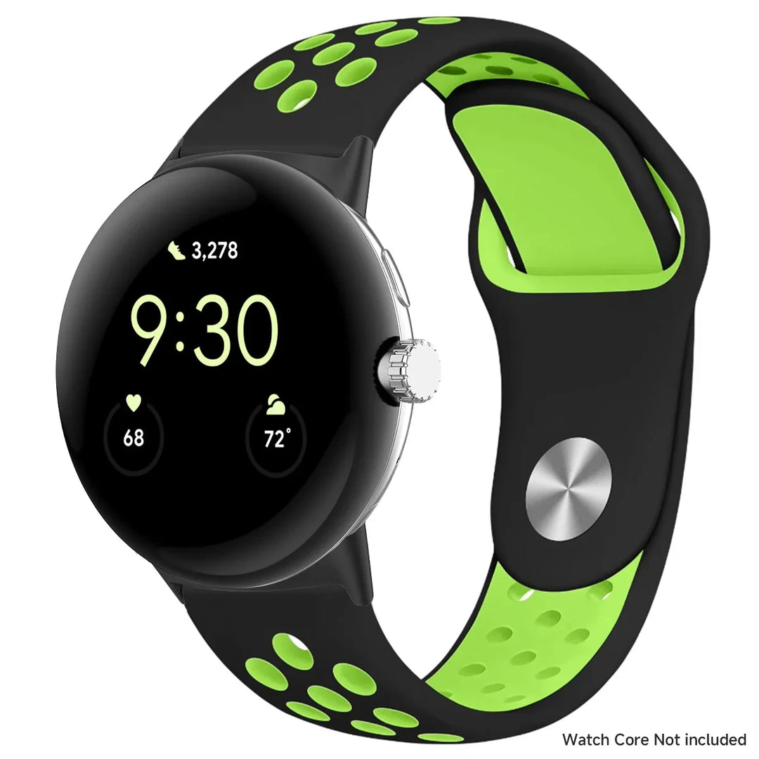 For Google Pixel 1-4 41/45mm Silicone Band - Breathable