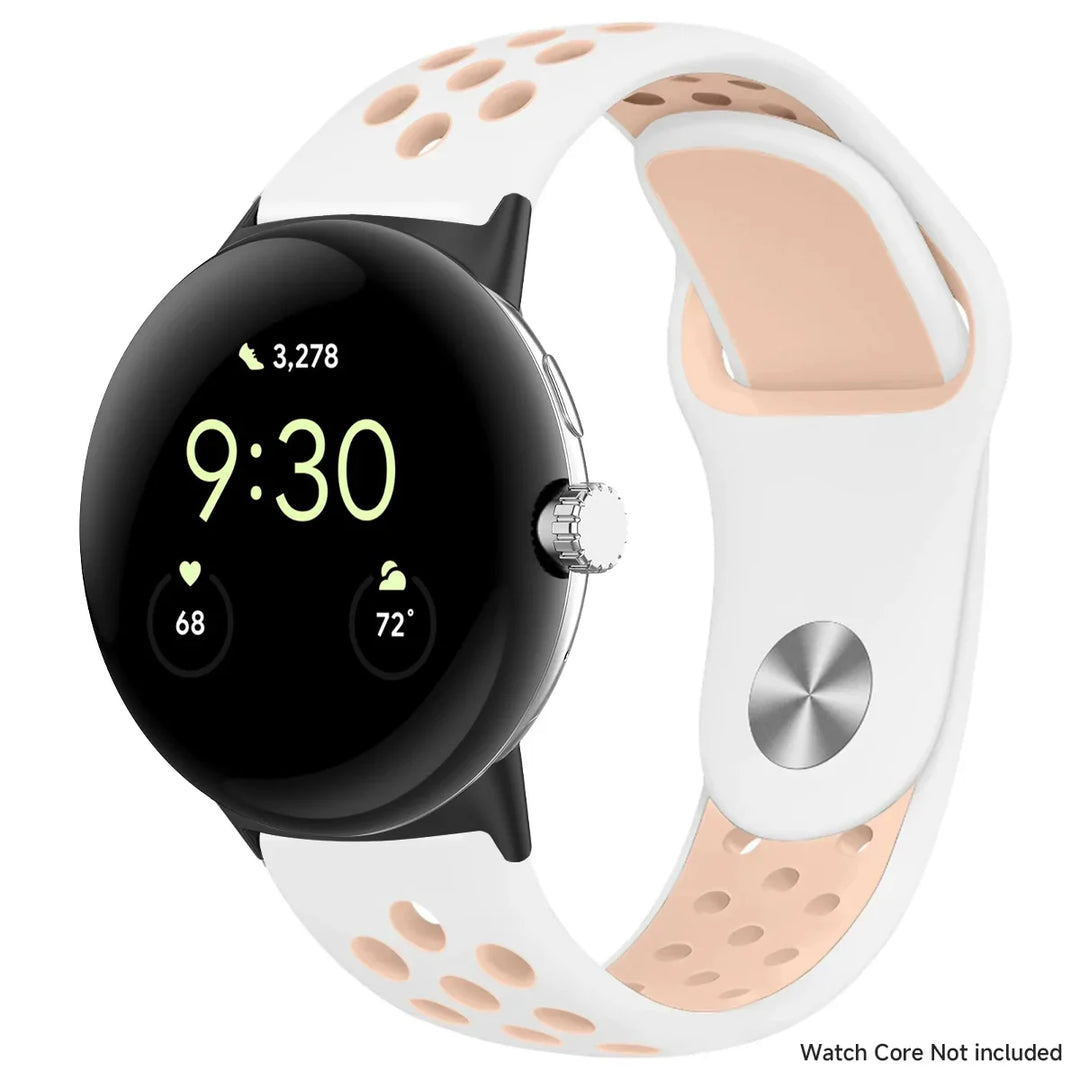 For Google Pixel 1-4 41/45mm Silicone Band - Breathable