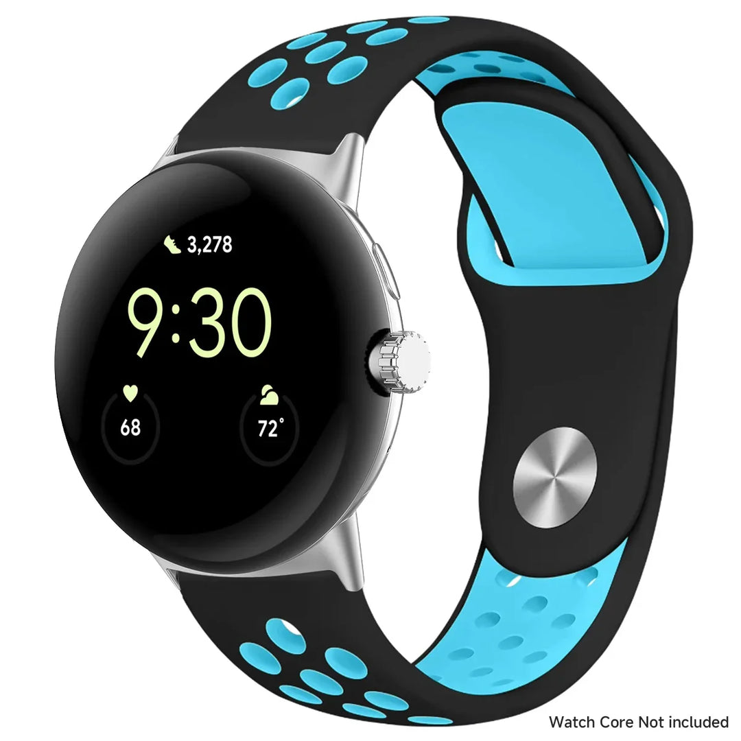 For Google Pixel 1-4 41/45mm Silicone Band - Breathable