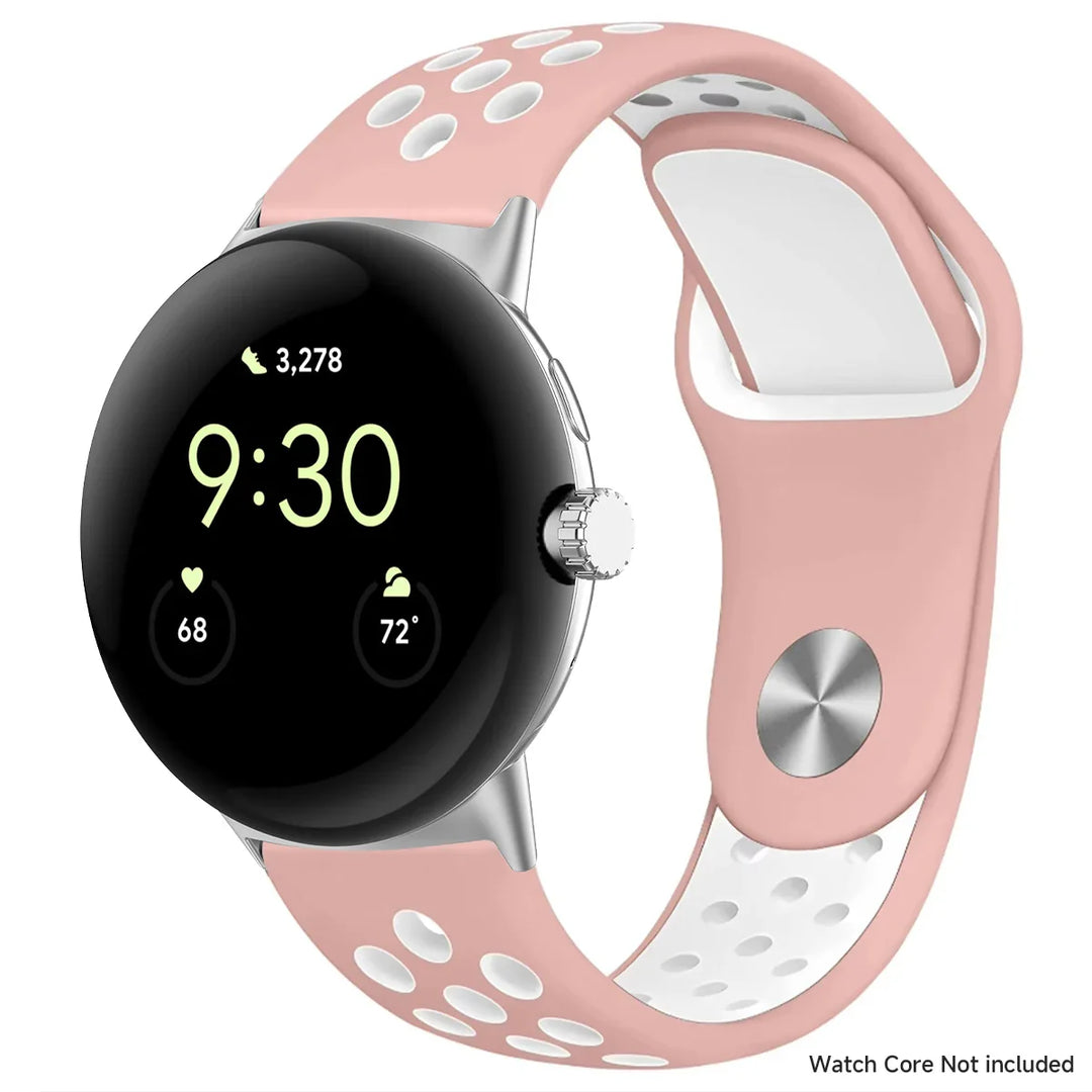 For Google Pixel 1-4 41/45mm Silicone Band - Breathable