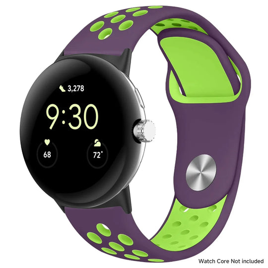 For Google Pixel 1-4 41/45mm Silicone Band - Breathable