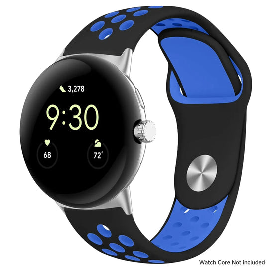 For Google Pixel 1-4 41/45mm Silicone Band - Breathable