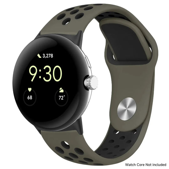 For Google Pixel 1-4 41/45mm Silicone Band - Breathable