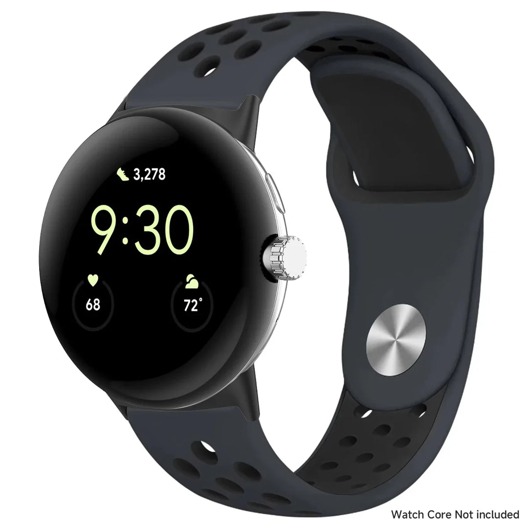 For Google Pixel 1-4 41/45mm Silicone Band - Breathable