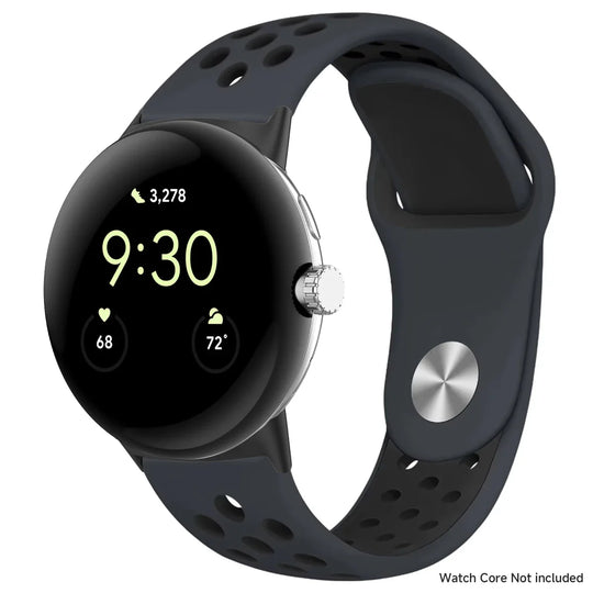 For Google Pixel 1-4 41/45mm Silicone Band - Breathable