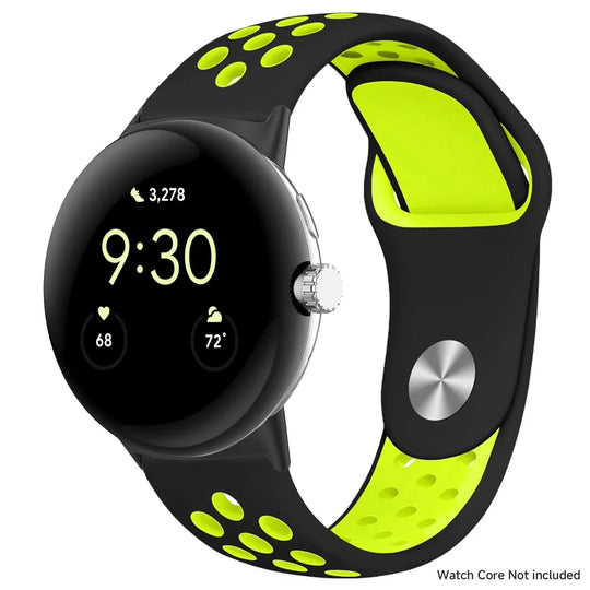 For Google Pixel 1-4 41/45mm Silicone Band - Breathable