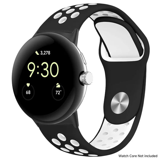 For Google Pixel 1-4 41/45mm Silicone Band - Breathable