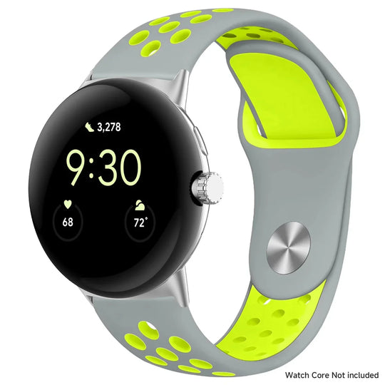For Google Pixel 1-4 41/45mm Silicone Band - Breathable
