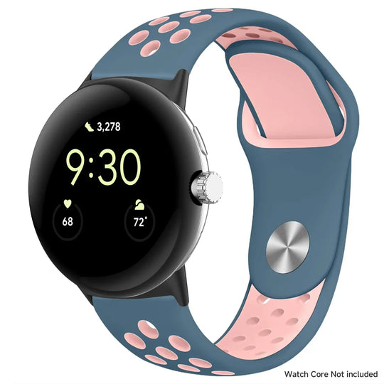 For Google Pixel 1-4 41/45mm Silicone Band - Breathable