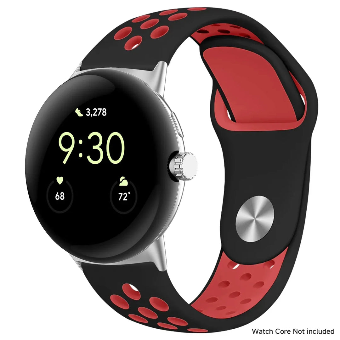 For Google Pixel 1-4 41/45mm Silicone Band - Breathable