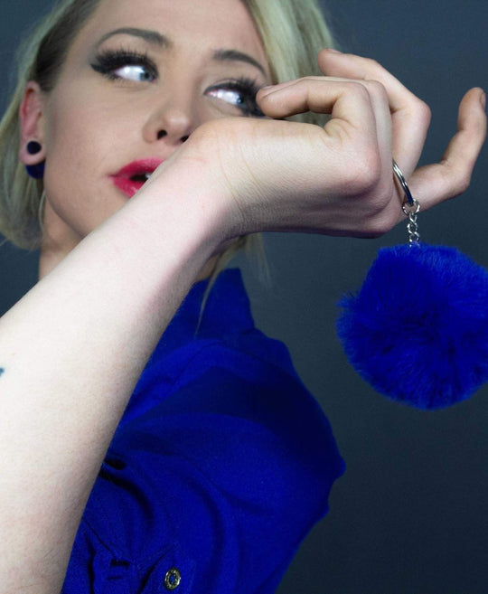 Fuzzy Pom Pom Keychain Plush Ball Bag Charm Soft Accessory