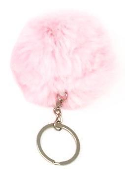 Fuzzy Pom Pom Keychain Plush Ball Bag Charm Soft Accessory
