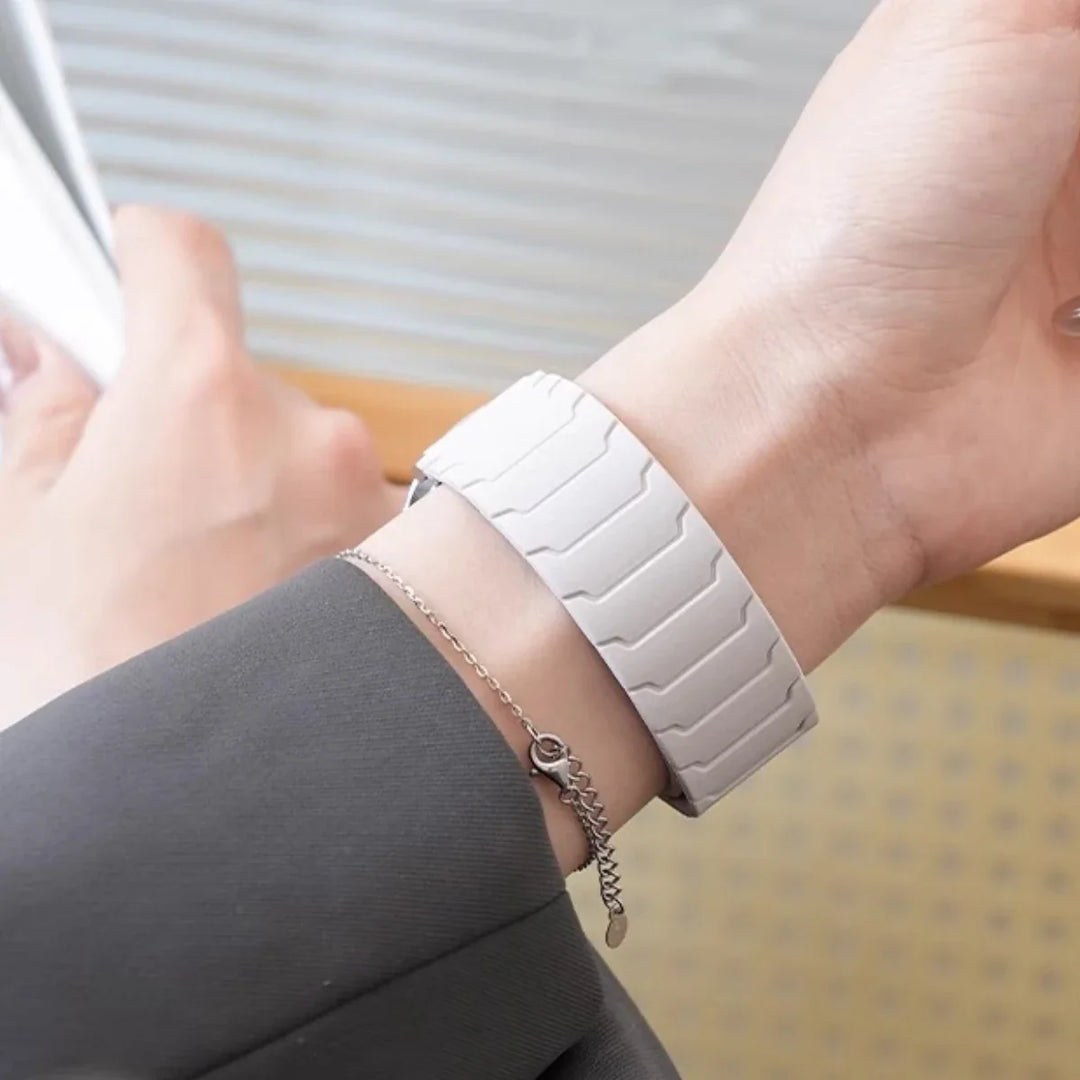 Google Pixel 1 2 3 4 41mm 45mm Silicone Band - Magnetic