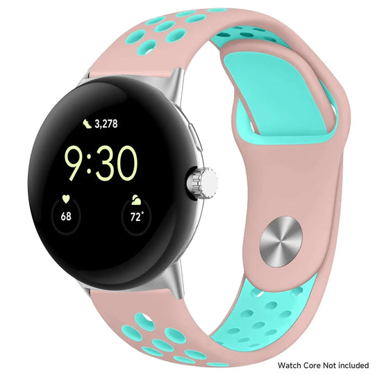 For Google Pixel 1-4 41/45mm Silicone Band - Breathable