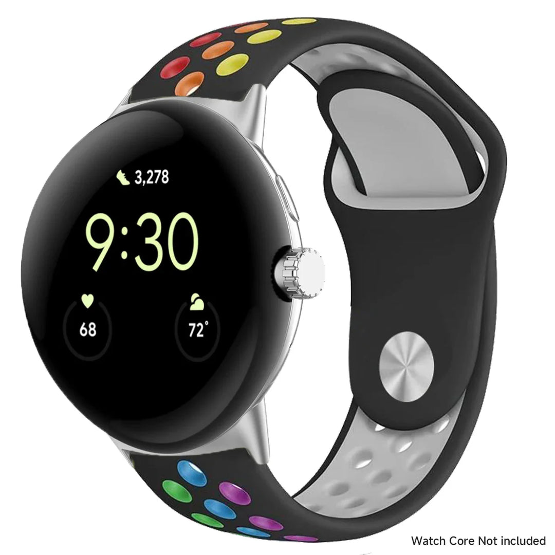 For Google Pixel 1-4 41/45mm Silicone Band - Breathable